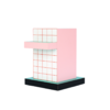 Миниатюра фото приставной столик supersidetable red grid seletti | 220svet.ru