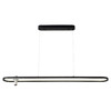 Миниатюра фото подвесной светильник crystal lux contour sp45w led black | 220svet.ru