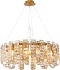 Миниатюра фото подвесная люстра хрустальная 2172/05/12p stilfort, серия umiko | 220svet.ru
