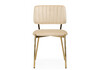 Миниатюра фото стул на металлокаркасе woodville armond beige / gold 15921 | 220svet.ru