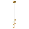 Миниатюра фото подвесной светодиодный светильник delight collection md24083012-1a gold | 220svet.ru