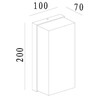 Миниатюра фото настенный светильник deko-light grumium square cct v 620127 | 220svet.ru