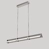 Миниатюра фото подвесной светодиодный светильник delight collection md24001031-1a nickel/grey | 220svet.ru