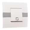 Миниатюра фото выключатель mono electric одноклавишный с подсветкой белый 101-010101-101 | 220svet.ru