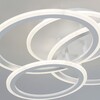 Миниатюра фото потолочная светодиодная люстра с пультом ду citilux тринити cl238130 | 220svet.ru