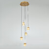 Миниатюра фото подвесной светодиодный светильник delight collection md22001052-5a gold | 220svet.ru