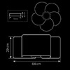 Миниатюра фото потолочная люстра lightstar simple light 811 811052 | 220svet.ru
