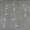 Миниатюра фото гирлянда бахрома с колпачком 3,1 x 0,5 м белая 220в, 120 led, провод прозрачный пвх, ip65 ltc pil120cap-10-2w | 220svet.ru