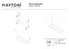 Миниатюра фото потолочный светодиодный светильник maytoni ares o309cl-l10gf3k | 220svet.ru
