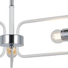 Миниатюра фото потолочная люстра illumico il8253-3cou-79 wh cr | 220svet.ru