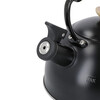 Миниатюра фото чайник со свистком чёрный la cafetière с деревянной ручкой, 1,6 л kitchen craft | 220svet.ru