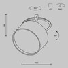 Миниатюра фото спот встраиваемый сетодиодный maytoni onda dl024-12w4k-b | 220svet.ru