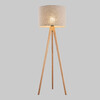 Миниатюра фото торшер с тканевым абажуром tk lighting grand tk 16021 | 220svet.ru