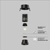 Миниатюра фото встраиваемый светильник maytoni dip dl123-10w-4k-b | 220svet.ru