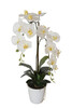 Миниатюра фото орхидея белая в горшке garda decor 29bj-170-13 | 220svet.ru