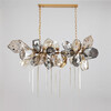Миниатюра фото люстра 8898p/bs gold/smoky delight collection | 220svet.ru
