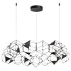 Миниатюра фото подвесная светодиодная люстра odeon light trellis 5087/68l черный | 220svet.ru