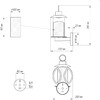 Миниатюра фото уличный настенный светильник чёрный манхеттен элетех 1030480547 | 220svet.ru