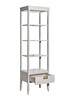 Миниатюра фото тумба прикроватная бежевая 1 ящик garda decor 151sv-000010 | 220svet.ru
