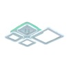 Миниатюра фото потолочная светодиодная люстра profit light 8465/3+1d wht | 220svet.ru