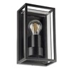 Миниатюра фото уличный настенный светильник arte lamp marfik a2322al-1bk | 220svet.ru