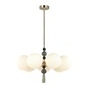 Миниатюра фото подвесная люстра odeon light modern 5405/7 золотой | 220svet.ru