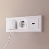 Миниатюра фото рамка на 3 поста werkel flock белый w0032301 | 220svet.ru