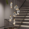 Миниатюра фото подвесной светодиодный светильник delight collection colvin mt9176-6h titanium gold | 220svet.ru