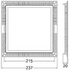 Миниатюра фото встраиваемый светильник deko-light led panel square 20 565161 | 220svet.ru
