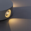 Миниатюра фото настенный светодиодный светильник arte lamp tamburello a1525ap-1wh | 220svet.ru
