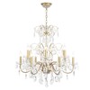 Миниатюра фото подвесная люстра crystal lux odelis sp12 gold | 220svet.ru