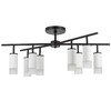 Миниатюра фото потолочная люстра lightstar rullo (571728+214436-8+202431-8) lr7283681 | 220svet.ru