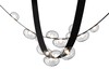 Миниатюра фото подвесной светодный светильник crystal lux bosque sp7 l3000 black/transparent | 220svet.ru
