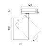 Миниатюра фото трековый трехфазный светильник 30w lightstar alta base a5347qt | 220svet.ru