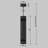 Миниатюра фото подвесной светильник maytoni metropolis mod475pl-01b | 220svet.ru