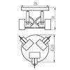 Миниатюра фото спот kanlux sonda ii el-3o w 34927 | 220svet.ru
