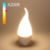 Миниатюра фото лампа светодиодная elektrostandard e14 8w 4200k матовая a050353 | 220svet.ru