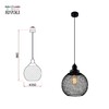 Миниатюра фото подвесной светильник rivoli rebeca 5096-201 б0055035 | 220svet.ru