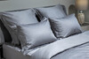 Миниатюра фото комплект наволочек сатин жаккард серый 50*70 garda decor 130hb- pc5070-nav jac ser | 220svet.ru