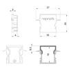 Миниатюра фото заглушка deko-light end cap h-et-02-12 set 2 pcs 979070 | 220svet.ru