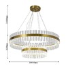 Миниатюра фото подвесной светодиодный светильник favourite placerat 4012-12p | 220svet.ru