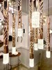 Миниатюра фото подвесной светодиодный светильник delight collection om2365-f10 gold | 220svet.ru