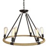 Миниатюра фото подвесная люстра loft it rope filament loft1861/6 | 220svet.ru