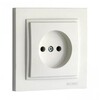 Миниатюра фото розетка 2к mono electric despina 16a 250v винтовое подключение жемчуг 102-252522-116 | 220svet.ru