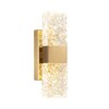 Миниатюра фото бра светодиодная 88068w gold/clear delight collection | 220svet.ru