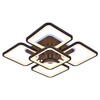 Миниатюра фото потолочная светодиодная люстра profit light 8057/4+1 cof | 220svet.ru