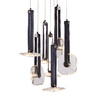 Миниатюра фото подвесной светильник delight collection od2553-7 black/clear | 220svet.ru