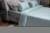 Миниатюра фото простыня тенсель бирюзовая 240*250 garda decor 144hf-70603 | 220svet.ru