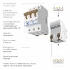 Миниатюра фото автоматический выключатель 3p 20a c 6kа werkel w903p206 | 220svet.ru