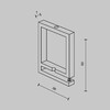 Миниатюра фото крепеж для текстильного ремня maytoni accessories for system parity tra130bs-b | 220svet.ru
